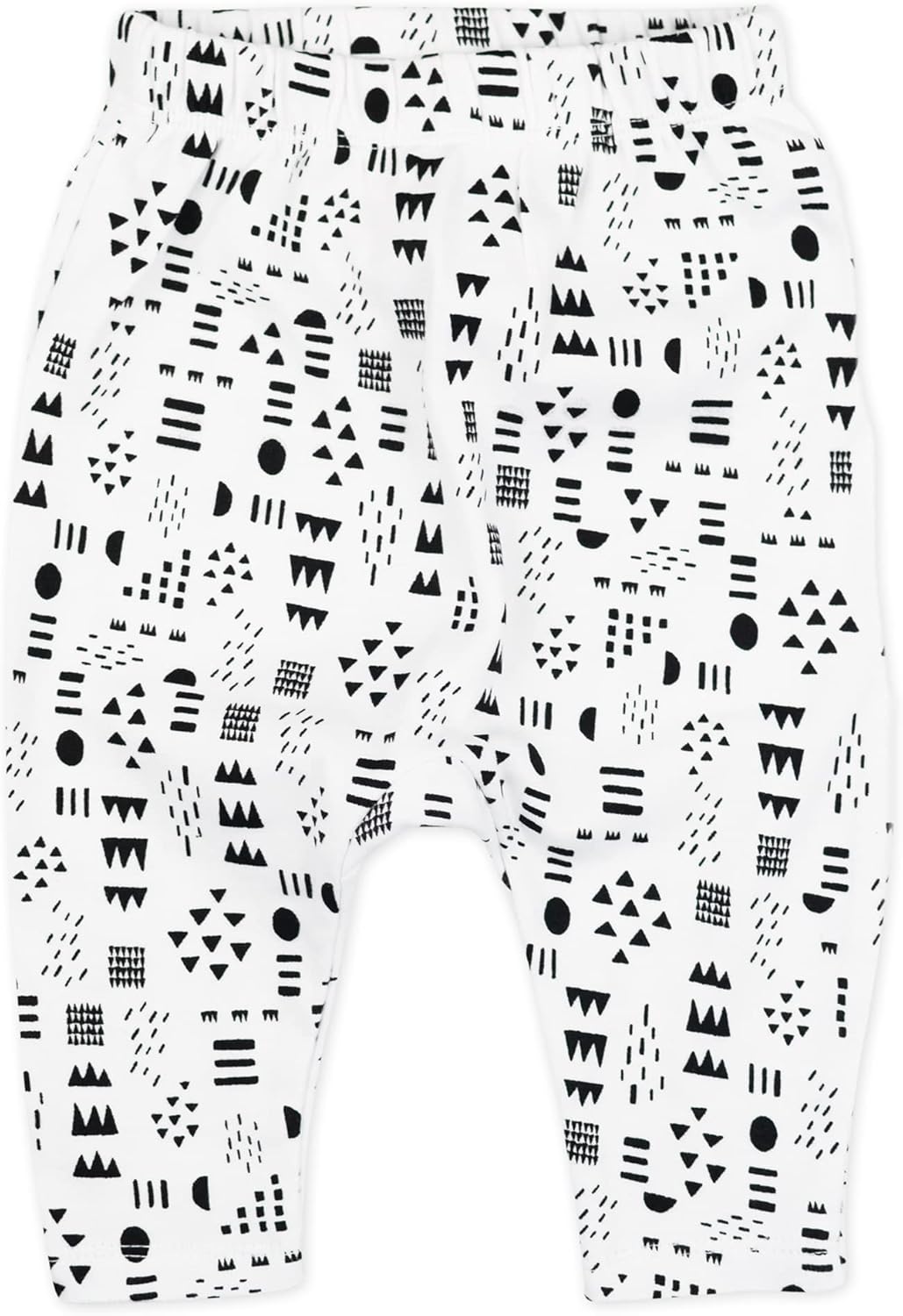 HonestBaby Multipack Harem Pants Roomy Fit Pull on Bottoms 100% Organic Cotton for Infant Baby Boys, Girls, Unisex